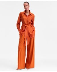 INC International Concepts - Sash-tie Tunic Shirt - Lyst