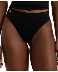 Lauren by Ralph Lauren - Seamless Stretch Jersey Thong Underwear 4l0010 - Lyst