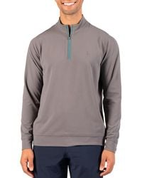 Tailorbyrd - Micro Grid Performance Quarter Zip - Lyst