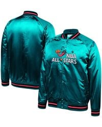 Heavyweight Satin Jacket NBA All Star 1996-97 - Shop Mitchell & Ness  Outerwear and Jackets Mitchell & Ness Nostalgia Co.