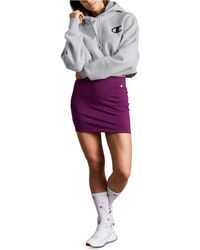 Champion Reverse Weave Cropped Hoodie - Multicolour