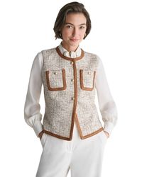 BCBGMAXAZRIA - Collarless Three-button Jacket - Lyst