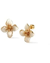 Retro Chic - Iris Blossom Stud Earrings - Lyst