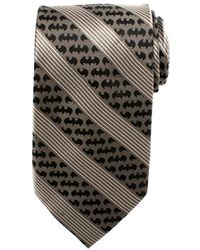 Dc Comics - Batman Pinstripe Tie - Lyst