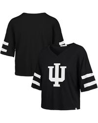 '47 - Indiana Hoosiers Premier Scout Sleeve Stripe Relaxed Dolman T-shirt - Lyst