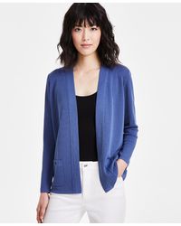 Anne Klein - Petite Malibu Open-front Relaxed-fit Cardigan - Lyst