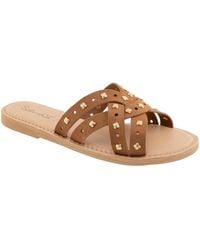 Splendid - Simon Studs Slide Sandal - Lyst