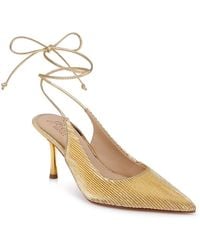 Badgley Mischka - Bari Pointed Toe Slingback Pumps - Lyst