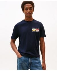 Tommy Hilfiger - Color Flag Graphic T-shirt - Lyst