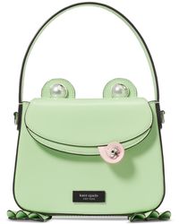 Kate Spade - Lily Patent Leather 3d Frog Small Hobo - Lyst
