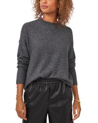 Vince Camuto - Cozy Crewneck Long-sleeve Extend-shoulder Sweater - Lyst