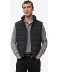 Mango - Down And Feather Filling Quilted Vest - Lyst