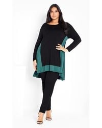 Avenue - Plus Size Elsa Tunic - Lyst