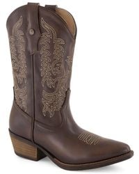 Forastero - Leather Boots Western Style - Lyst