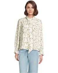 Lands' End - Creaseless Button Front Blouse - Lyst