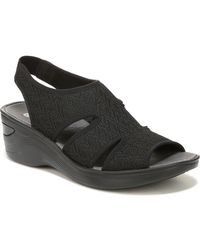 Bzees - Daytona Washable Slingback Wedge Sandals - Lyst