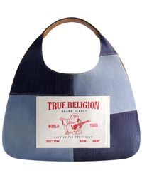 True Religion - Patchwork Denim Large Hobo - Lyst