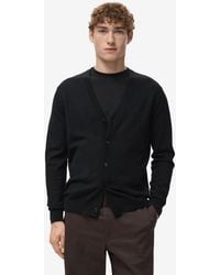 Mango - Merino Wool Cardigan - Lyst