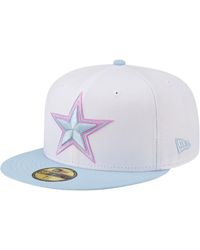 KTZ - White/light Blue Dallas Cowboys 2-tone Color Pack 59fifty Fitted Hat - Lyst