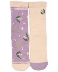 Muk Luks - Cozy Compression With Grippers 2 Pack - Lyst