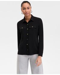 INC International Concepts - Knit Utility Shirt - Lyst