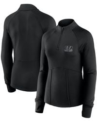 Fanatics - Cincinnati Bengals Elements Raglan Quarter-zip Jacket - Lyst