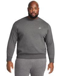 Nike - Club Fleece Crew Sweatshirt - Lyst