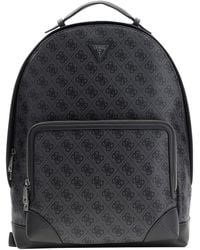 Guess - Milano Monogram Pattern Backpack - Lyst