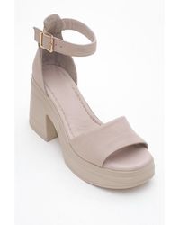Forever & Always Shoes - Margot Leather Platform Sandal () - Lyst