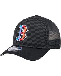 KTZ - Boston Red Sox Gradient 9forty A-frame M-crown Trucker Adjustable Hat - Lyst