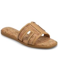 Journee Collection - Primah Slide Flat Sandals - Lyst