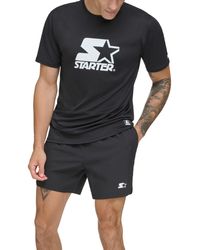 Starter - Crewneck Short Sleeve Logo Rash Guard - Lyst