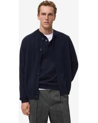 Mango - Extra-fine Wool Buttons Cardigan - Lyst