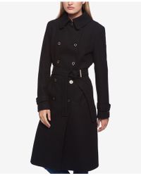 tommy hilfiger black raincoat