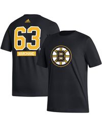 adidas - Brad Marchand Boston Bruins Fresh Name And Number T-shirt - Lyst