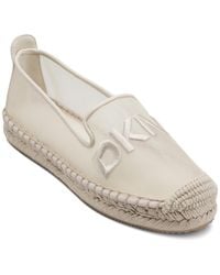 DKNY - Mallandra Logo Slip-on Espadrille Flats - Lyst