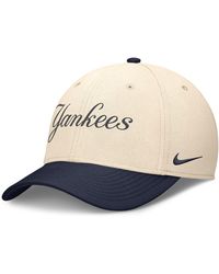 Nike - Natural/navy Milwaukee Brewers Statement Rise Performance Flex Hat - Lyst