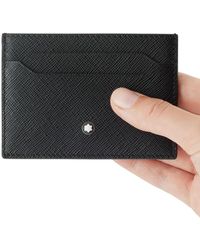 Montblanc - Sartorial Leather Card Holder - Lyst
