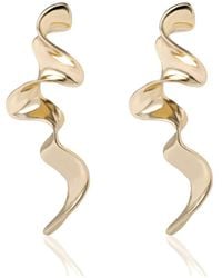 BCBGMAXAZRIA - Wavy Statement Drop Earrings - Lyst
