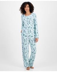 Charter Club - 2-pc. Printed Long-sleeve Packaged Pajamas Set - Lyst