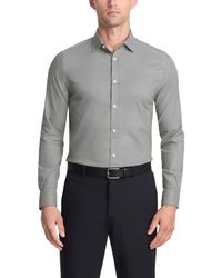 Michael Kors Passport Eco Untucked Dress Shirt in Blue for Men Lyst