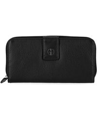 Giani Bernini Softy Leather All-in-one Wallet - Black