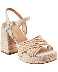 Marc Fisher - Juliey Woven Block Heel Platform Sandals - Lyst