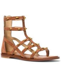 Michael Kors - Noa Gladiator Open Toe Flat Sandals - Lyst