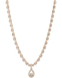 Givenchy - Glass Stone -tone Pear Pendant Necklace - Lyst
