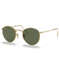Ray-Ban - Rb3447 Round Metal - Lyst