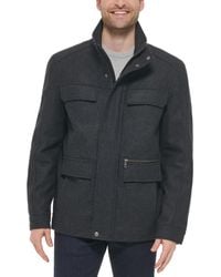 Cole Haan - Melton Wool Multi-pocket Field Coat - Lyst