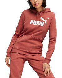 PUMA - Essentials Logo Fleece Sweatshirt Hoodie - Lyst