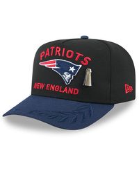 KTZ - Black/navy New England Patriots 2025 Nfl Draft On Stage A-frame 59fifty Fitted Hat - Lyst