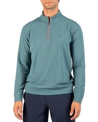 Tailorbyrd - Micro Grid Performance Quarter Zip - Lyst